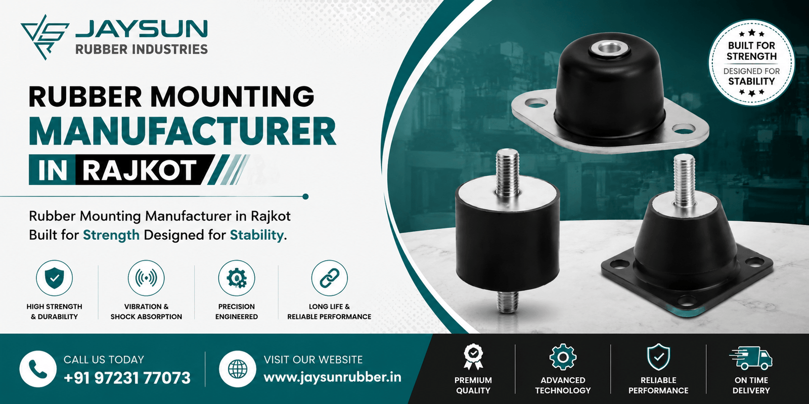 Rubber Mounting Manufacturer in Rajkot