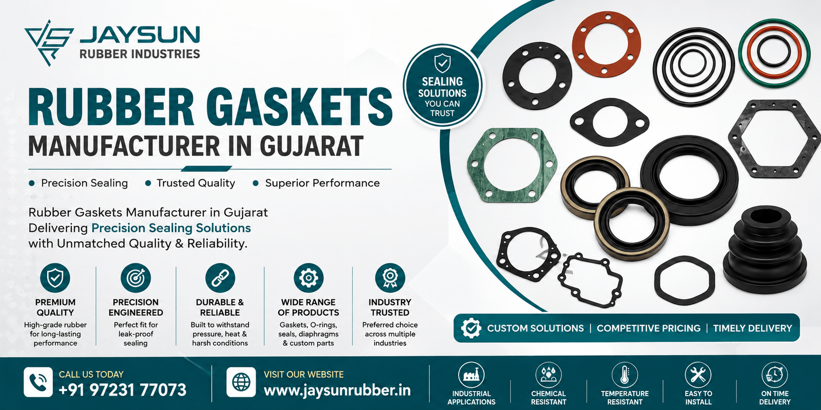 Rubber Gaskets Manufacturer in Gujarat